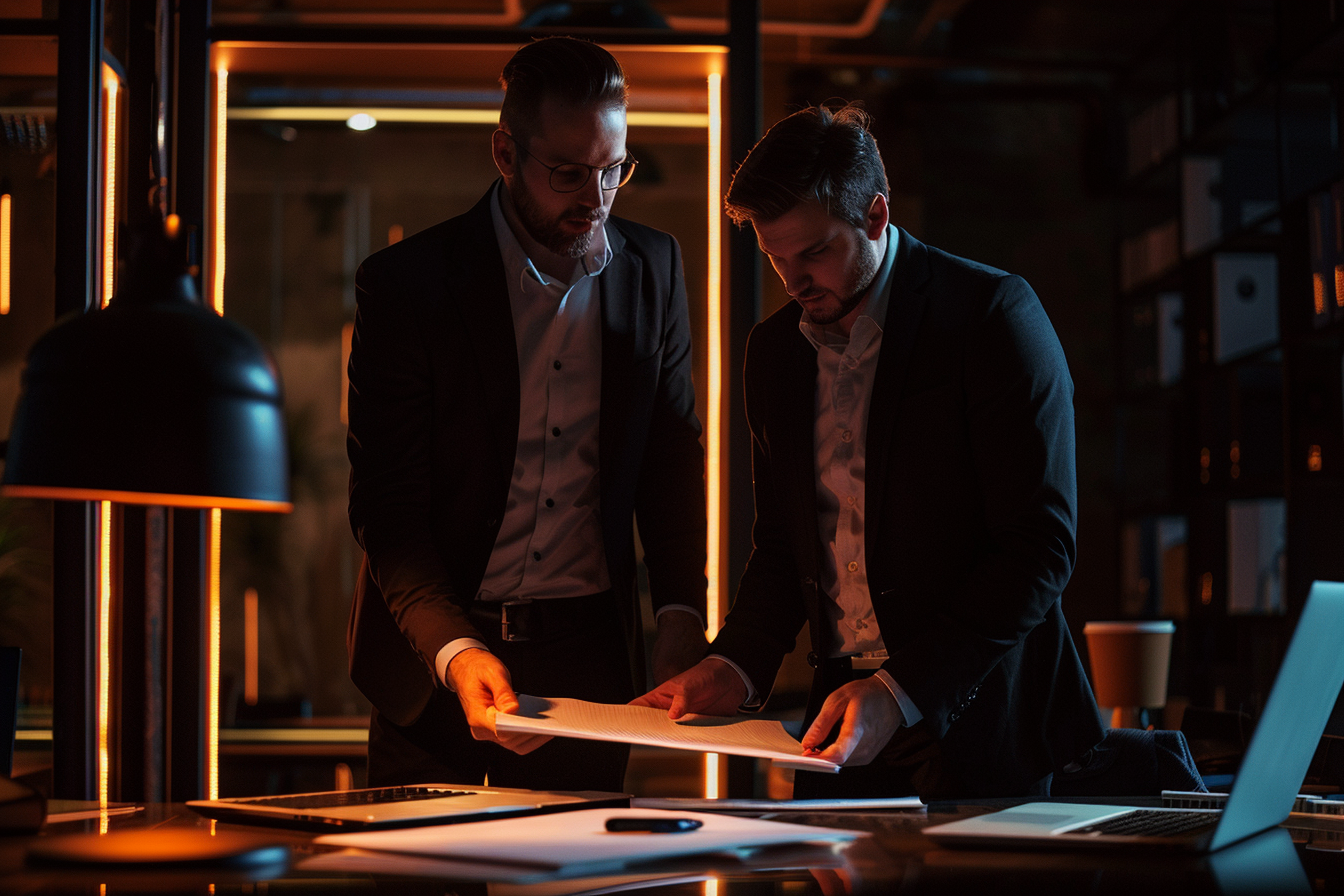 Operators working inside a real operational environment